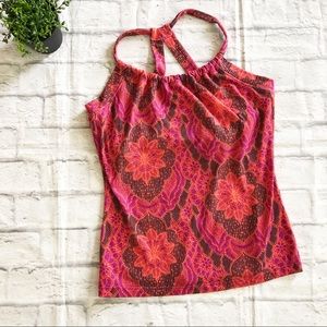 Prana athletic yoga strappy tank top size large